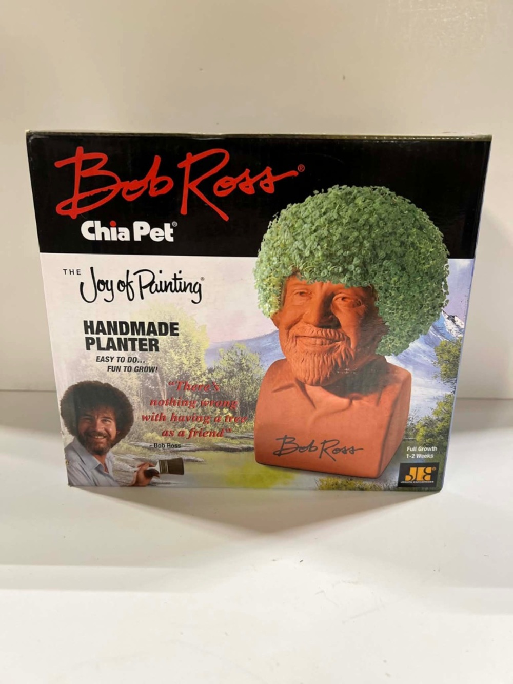 NEW! Chia Pet Bob Ross Decorative Plant